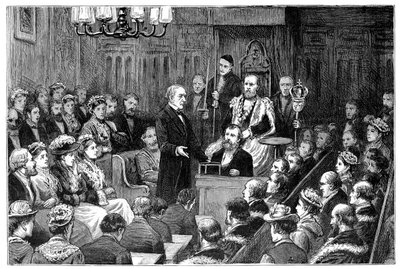 Apresentação da Liberdade da Cidade a Gladstone, 1877 de Unbekannt
