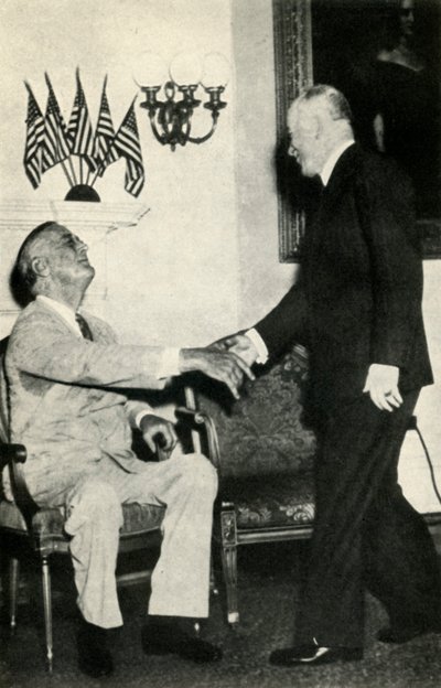 O Presidente Benes visita FD Roosevelt em 1942, 1947. de Unbekannt