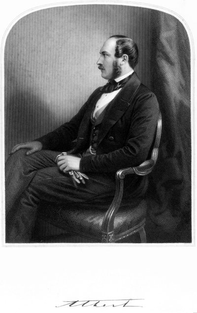 Príncipe Alberto, Consorte da Rainha Vitória, c 1850-1859 de Unbekannt