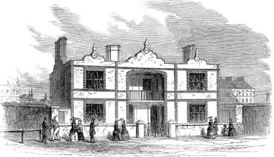 Moradia modelo do príncipe Alberts para as classes trabalhadoras, 1851 de Unbekannt