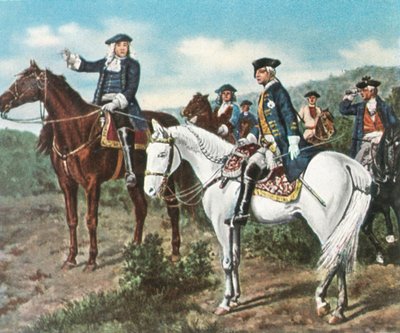 Príncipe Eugene e Príncipe Herdeiro Frederick, 1734, 1936. de Unbekannt