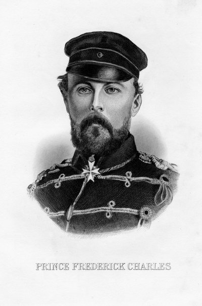 Príncipe Frederick Charles, marechal de campo prussiano, século XIX de Unbekannt