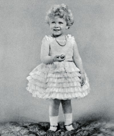 Princesa Elizabeth aos dois anos de idade em 1928, 1937 de Unbekannt