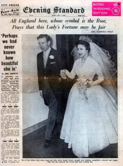 Princesa Margaret se casa com Antony Armstrong-Jones, 6 de maio de 1960 de Unbekannt