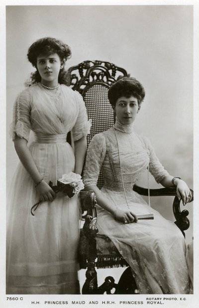 Princesa Maud e a princesa real, c1907-c1910 de Unbekannt