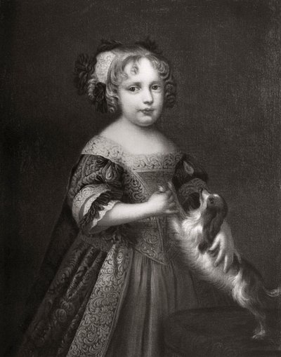 Princesa mais tarde Rainha Anne, c1670-1675 1906 de Unbekannt