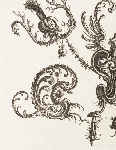 Impressão, Prancha 48, de Neüw Grotteßken Buch (Novo Livro Grotesco), 1610 de Unbekannt