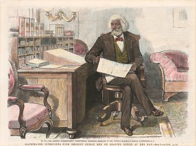 Impressão de Frederick Douglass, ca. 1879. de Unbekannt