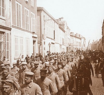 Prisioneiros, Chalons, norte da França, c1914-c1918. de Unbekannt