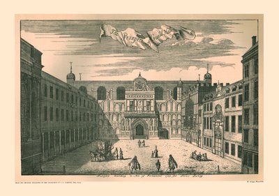 Prospecto do London Guild Hall, 1755, 1886 de Unbekannt