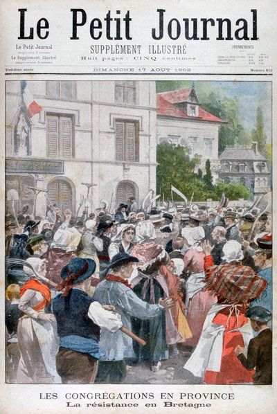 Protesto na Bretanha, 1902 de Unbekannt