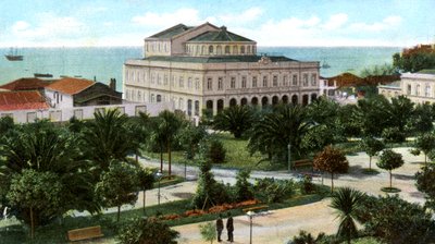 Jardim público e teatro, Madeira, 1905 de Unbekannt