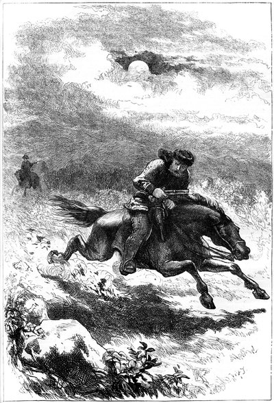 Perseguição de Paul Revere, o escoteiro, 1775 c1880 de Unbekannt