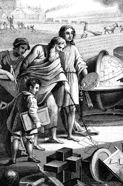 Pitágoras, matemático e filósofo da Grécia Antiga, século VI aC 1833 de Unbekannt