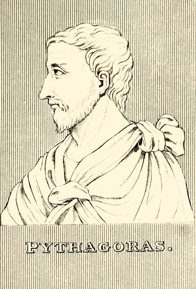 Pitágoras, c570-c495 aC, 1830. de Unbekannt