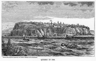 Quebec em 1640, 1877 de Unbekannt