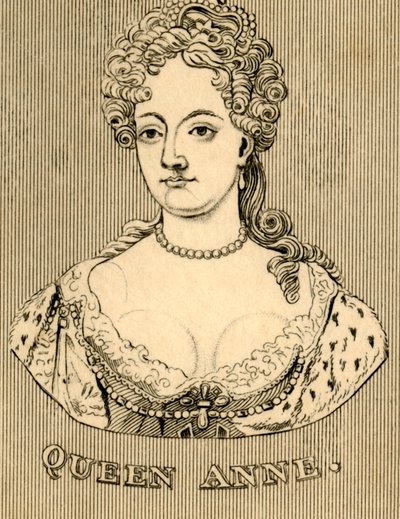 Rainha Anne, 1665-1714, 1830. de Unbekannt