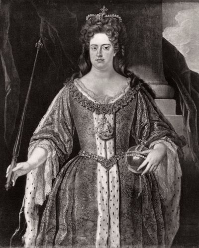 Rainha Anne, c1702 1906 de Unbekannt