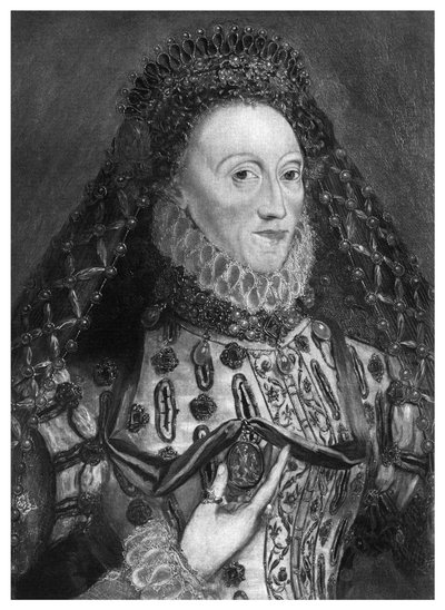 Rainha Elizabeth I na velhice, século XVI, 1896 de Unbekannt