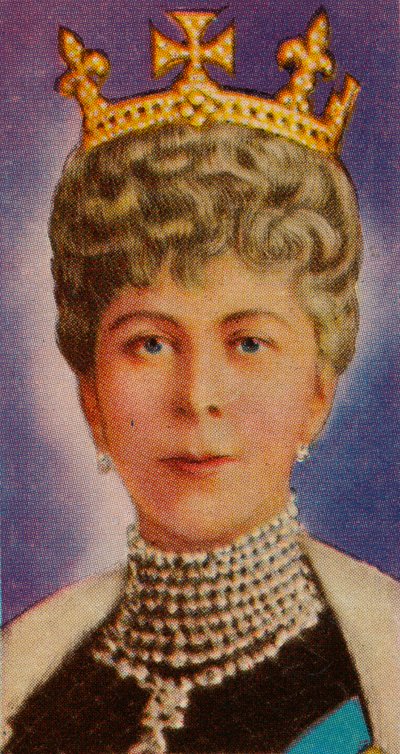 Queen Mary, consorte do rei George V, em sua primeira abertura do Parlamento, 1911 1935 de Unbekannt