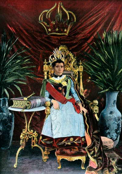 Rainha Ranavalona Manjaka III de Madagascar, c 1880 de Unbekannt
