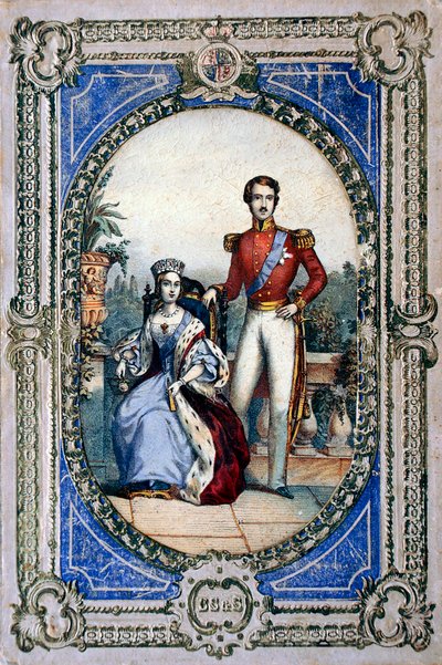 Rainha Vitória e Príncipe Albert, década de 1840 de Unbekannt