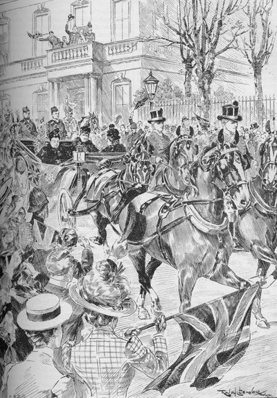 Última visita da rainha Victorias a Londres, março de 1900 1906 de Unbekannt