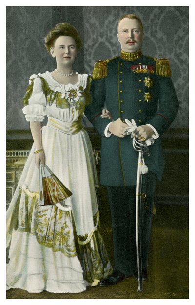 Rainha Guilherme e Príncipe Henrique dos Países Baixos, c1900s-c1910s de Unbekannt