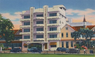 Queens Park Hotel, Porto de Espanha, Trinidad, BWI, c1940s., C1940s. de Unbekannt