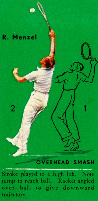 R. Menzel - Overhead Smash, c1935. de Unbekannt