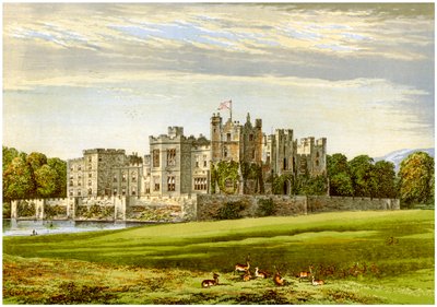 Raby Castle, County Durham, casa do Duque de Cleveland, c1880 de Unbekannt