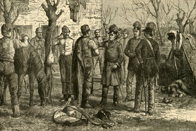 Radetsky após a vitória em Novara 1849, 1890. de Unbekannt
