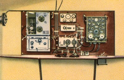 Sala de rádio a bordo do barco voador Dornier, 1920, 1932. de Unbekannt