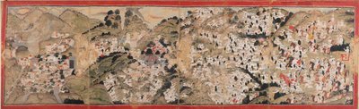 Raja Sansar Chand Atacando o Forte Kangra de Unbekannt Unbekannt