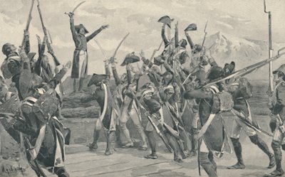 Soldados Rampons que juram nunca se render, 1796, 1896 de Unbekannt