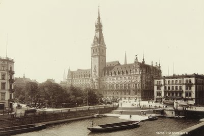 Prefeitura de Hamburgo. Por volta de 1900 de Unbekannt