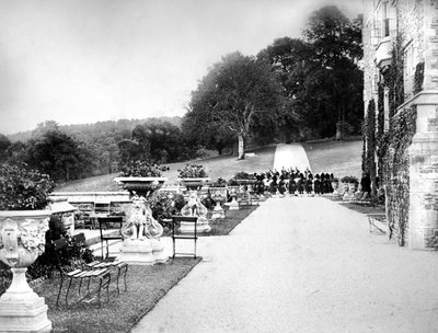 Jardim traseiro, Flete, c1882 de Unbekannt