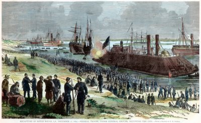 Recaptura de Baton Rouge, Louisiana, Guerra Civil Americana, 17 de dezembro de 1862 de Unbekannt