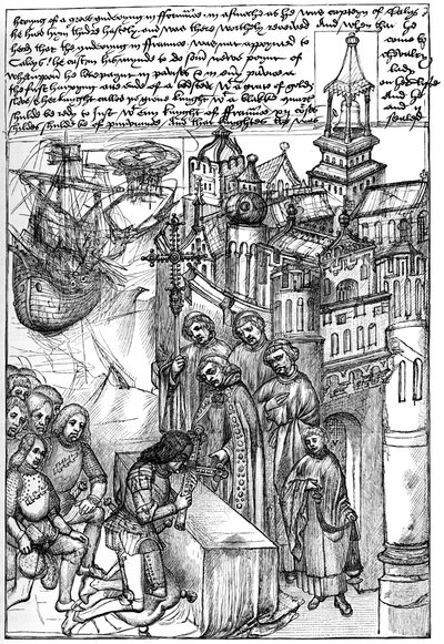 Recepção de Richard de Beauchamp, Conde de Warwick, século XV, 1893 de Unbekannt