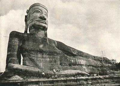 Buda Reclinado, Wingaba, Rangum, 1900. de Unbekannt