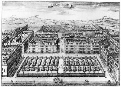 Praça do Leão Vermelho, Londres, século XVIII 1907 de Unbekannt