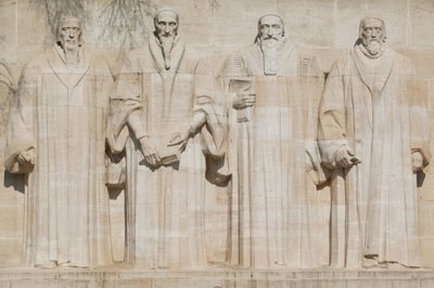 Monumento à Reforma em Genebra, Geneve, Suíça de Unbekannt