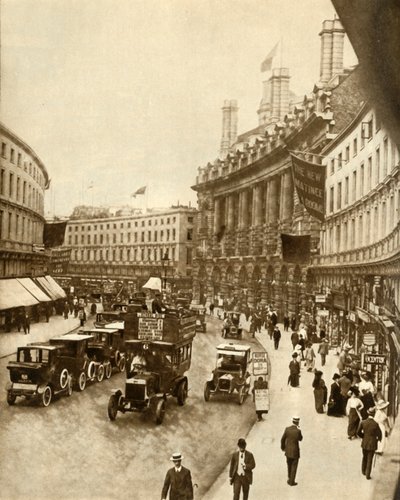 Regent Street, Londres, 1912, 1935. de Unbekannt