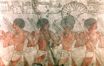Alívio com soldados, Templo de Hatschepsut de Unbekannt
