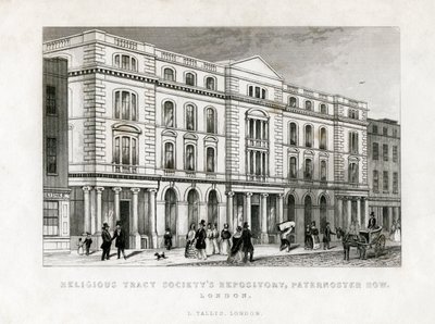 Repositório da Sociedade de Tratado Religioso, Paternoster Row, Londres, século XIX de Unbekannt