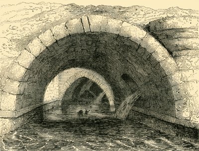 Sobras da ponte velha de Holborn, c1872. de Unbekannt