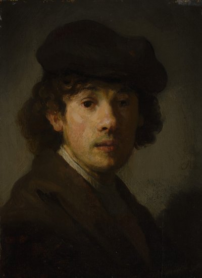 Rembrandt 1606-1669 quando jovem. de Unbekannt