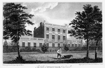 Residência de John Coakley Lettsom, Camberwell, Londres, 1817 de Unbekannt