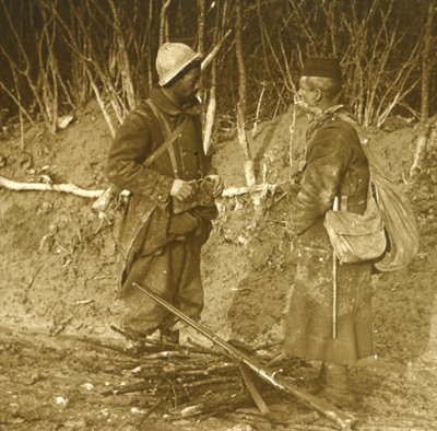 Retorno de Verdun, norte da França, c1914-c1918 de Unbekannt