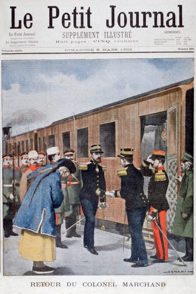Retorno do coronel Marchand à China, 1902 de Unbekannt